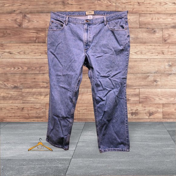 LL Bean Jeans - 44x29, Stonewashed, EUC - Picture 1 of 9
